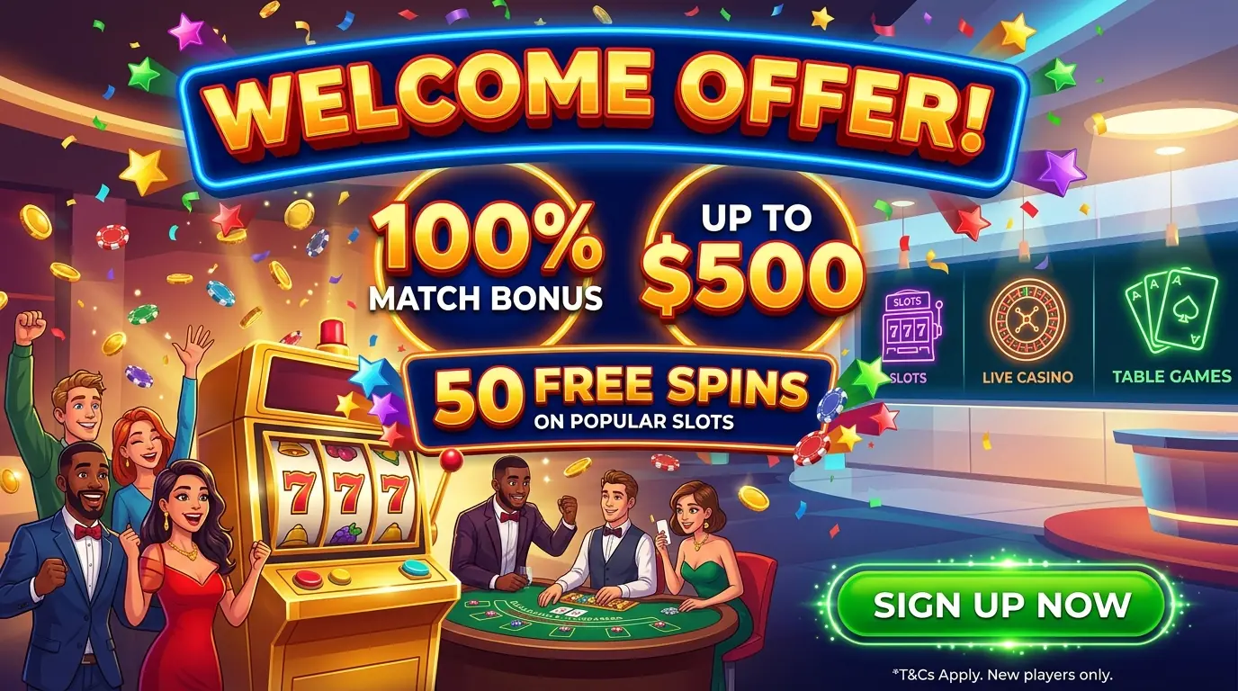 Lucky Nugget casino welcome offer